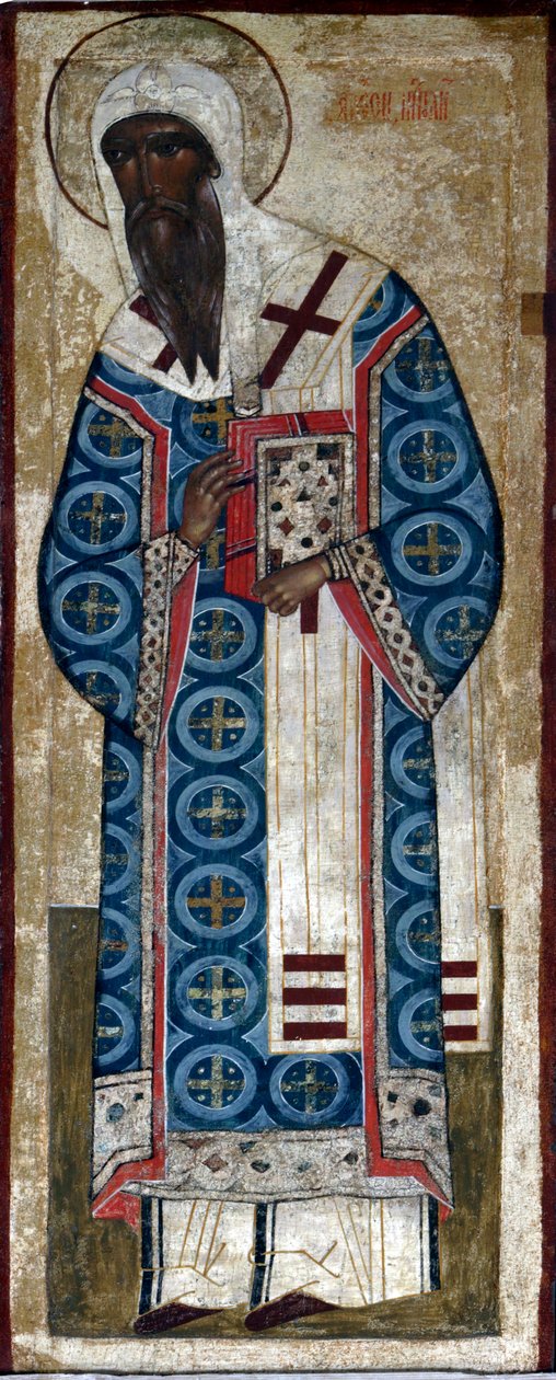 Saint Métropolite Alexis, 16ème siècle - Russian icon.