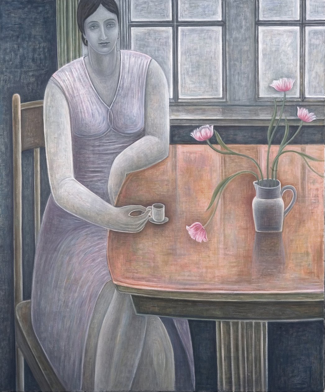 Femme avec petite tasse, 2007 - Ruth Addinall