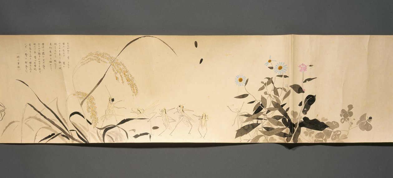 Amis de la faune (Yasei no Tomo), vers 1918 (encre, aquarelle opaque, laque sur papier vélin) - Ryoka Kawakami