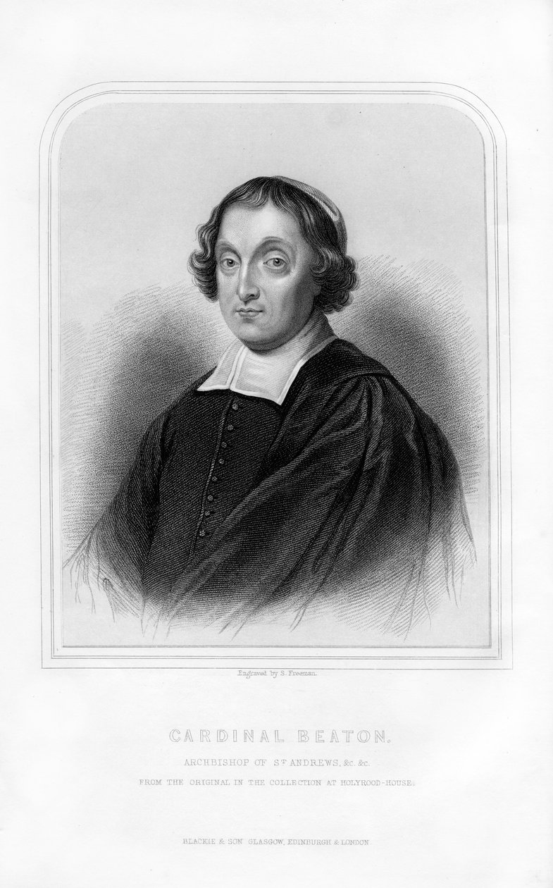 David Beaton, archevêque de Saint Andrews, 1870 - S. Freeman