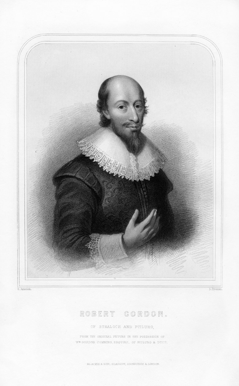 Robert Gordon de Straloch, cartographe écossais, 1870 - S. Freeman