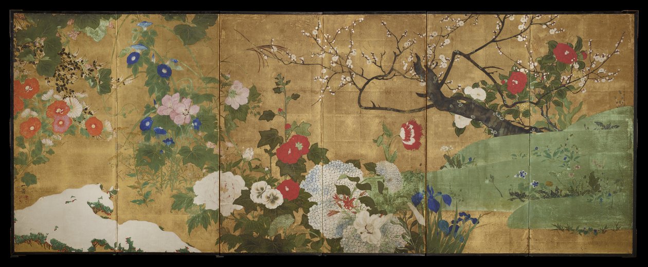 Fleurs des quatre saisons - Saito Ippo