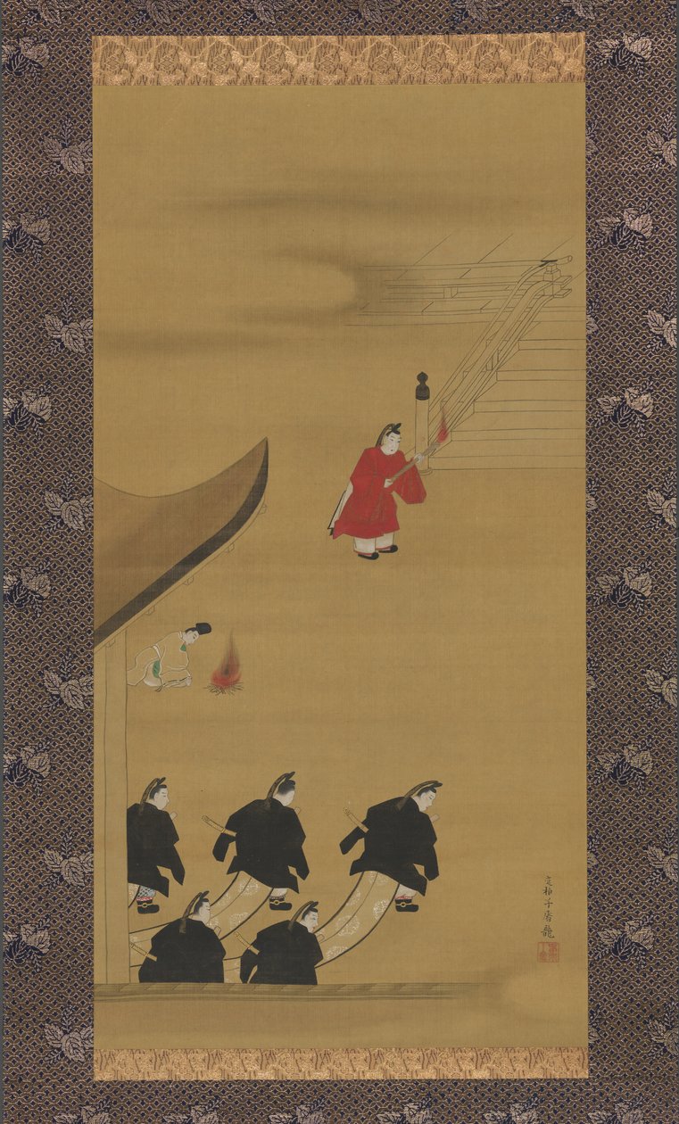 Activités des Douze Mois Tsukinami-e, fin des années 1790 - Sakai Hoitsu