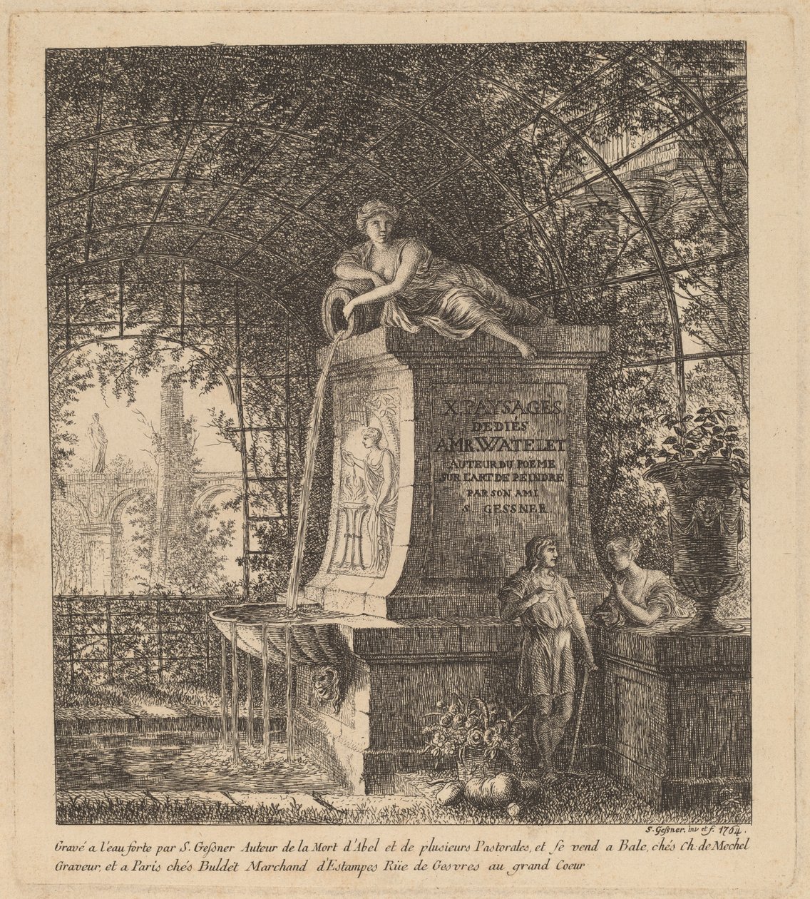 Fontaine dans une maison d