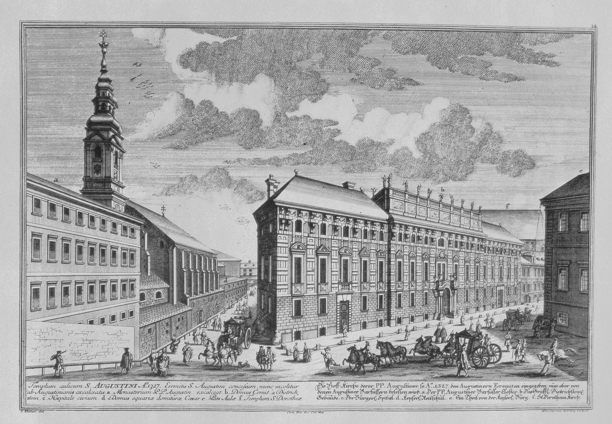 Vue de la Dorotheergasse montrant le Stallburg et l