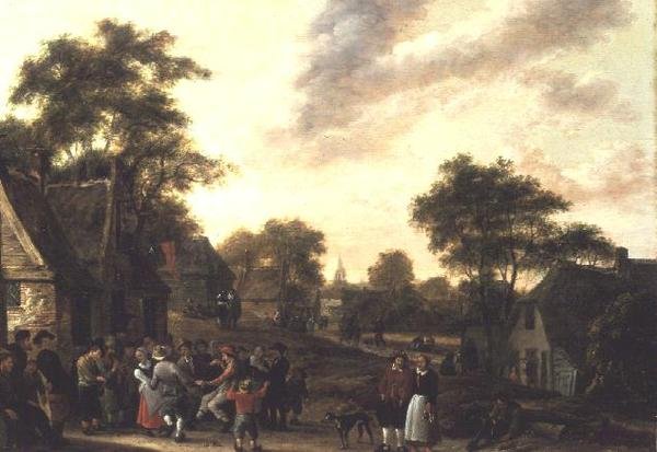Paysans en fête - Salomon Rombouts