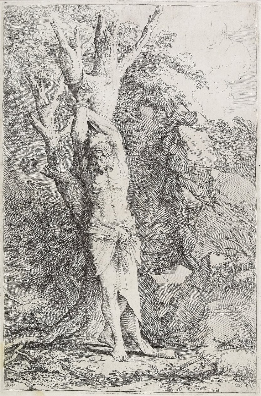 Albert, (Souffrant de pénitence auto-imposée), 1662-1663 - Salvator Rosa