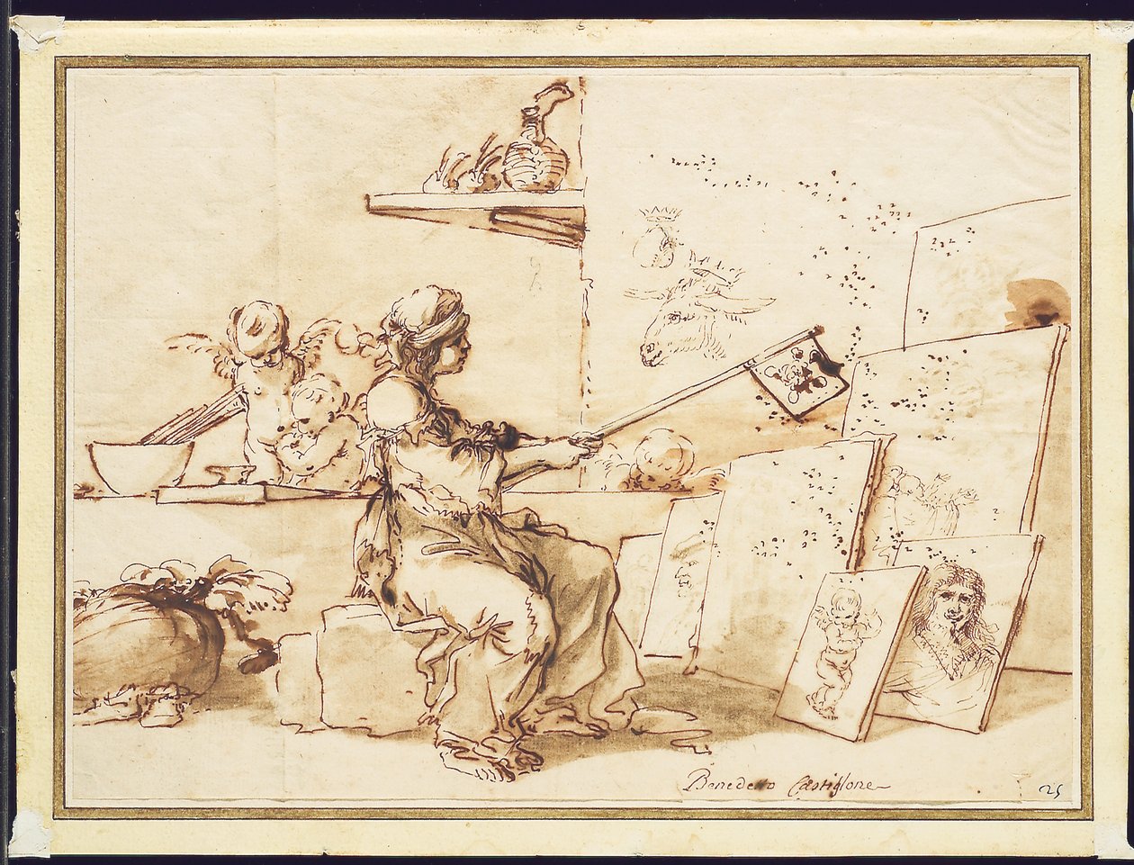 Allégorie de la peinture pauvre, vers 1649-50 - Salvator Rosa