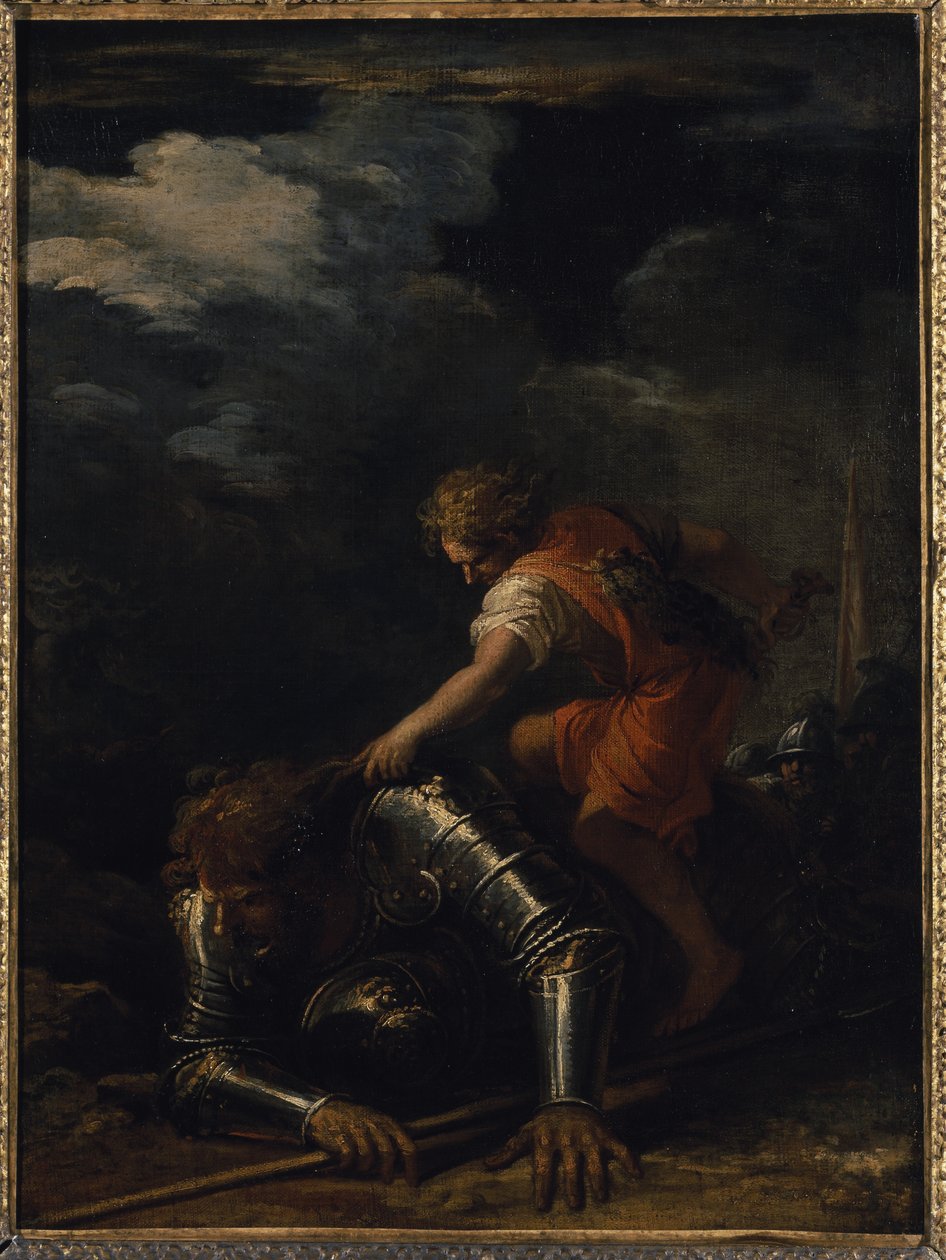 David et Goliath - Salvator Rosa