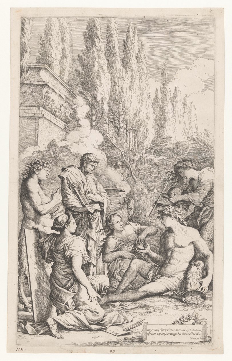 Le génie de Salvator Rosa - Salvator Rosa
