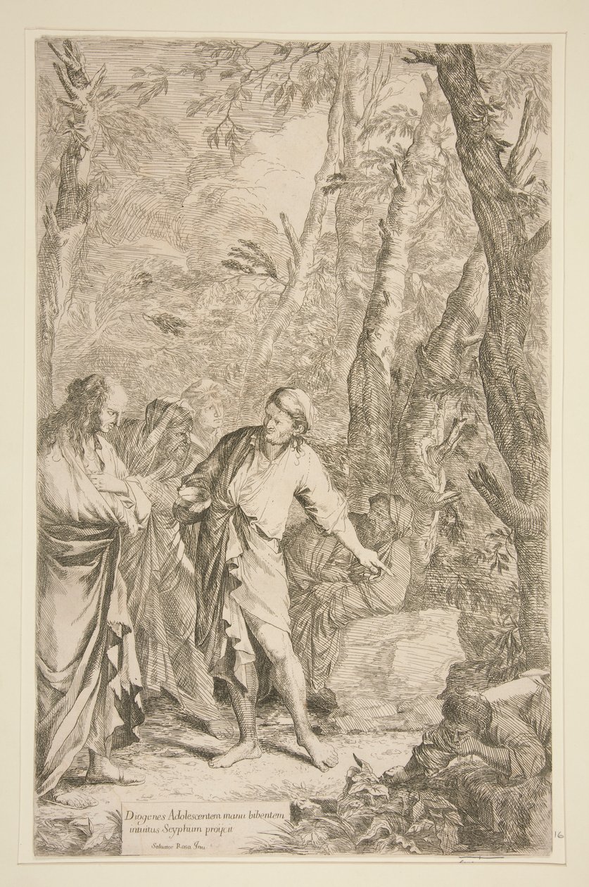 Diogène - Salvator Rosa