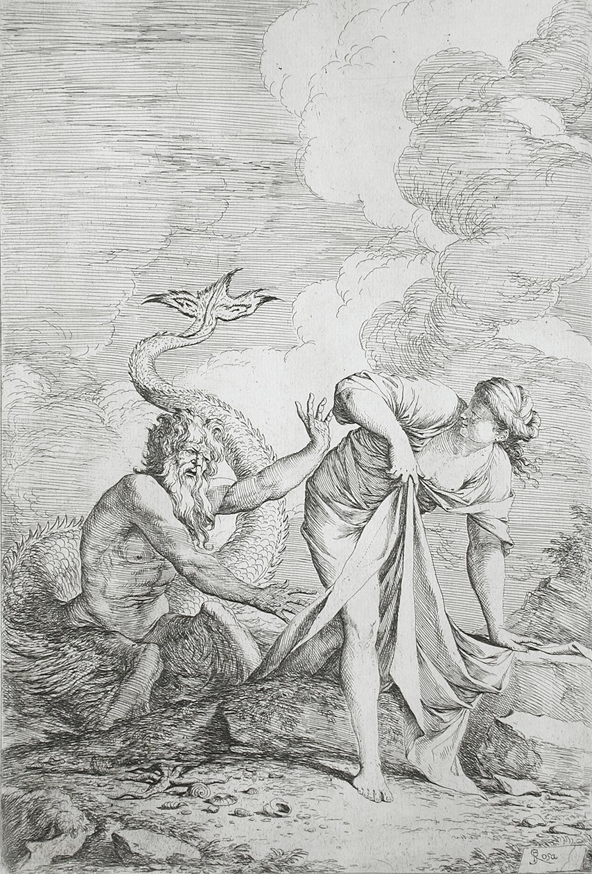 Glaucos et Scylla - Salvator Rosa