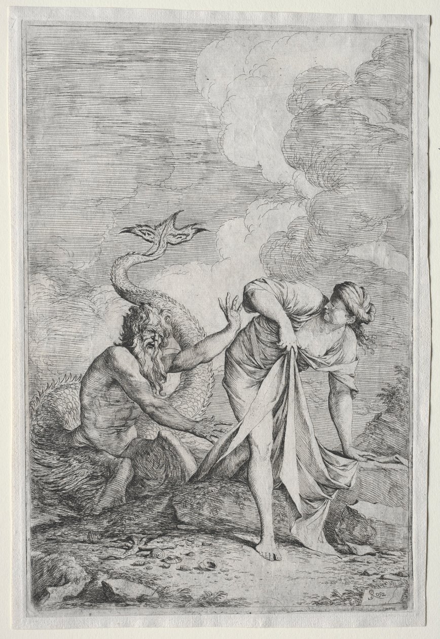 Glaucus et Scylla - Salvator Rosa