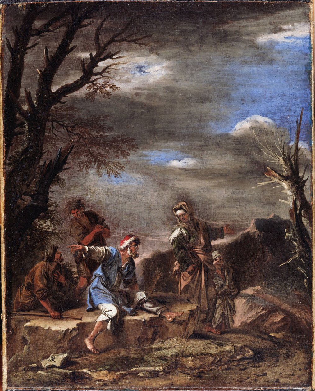 Paysage avec figures - Salvator Rosa