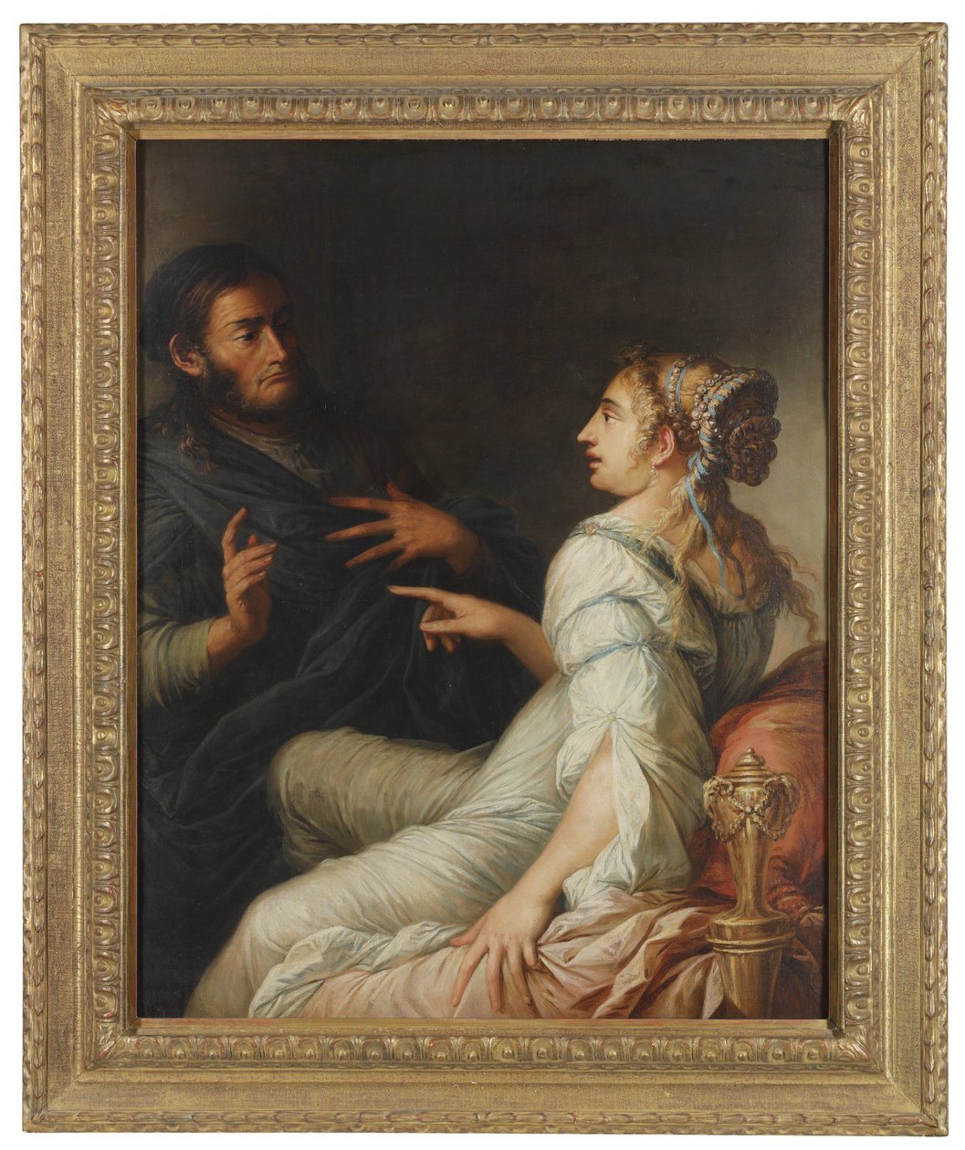 Phryné et Xénocrate - Salvator Rosa