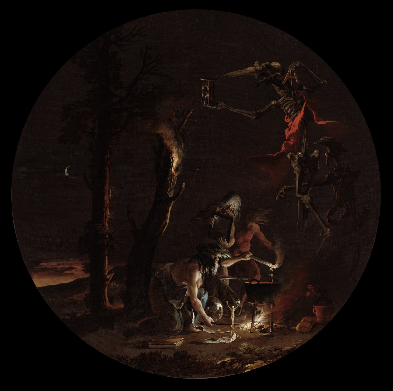 Scènes de sorcellerie : Soir, vers 1645-49 - Salvator Rosa