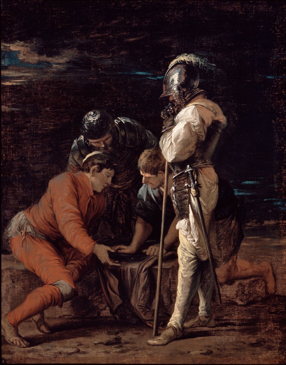 Soldats jouant aux dés - Salvator Rosa