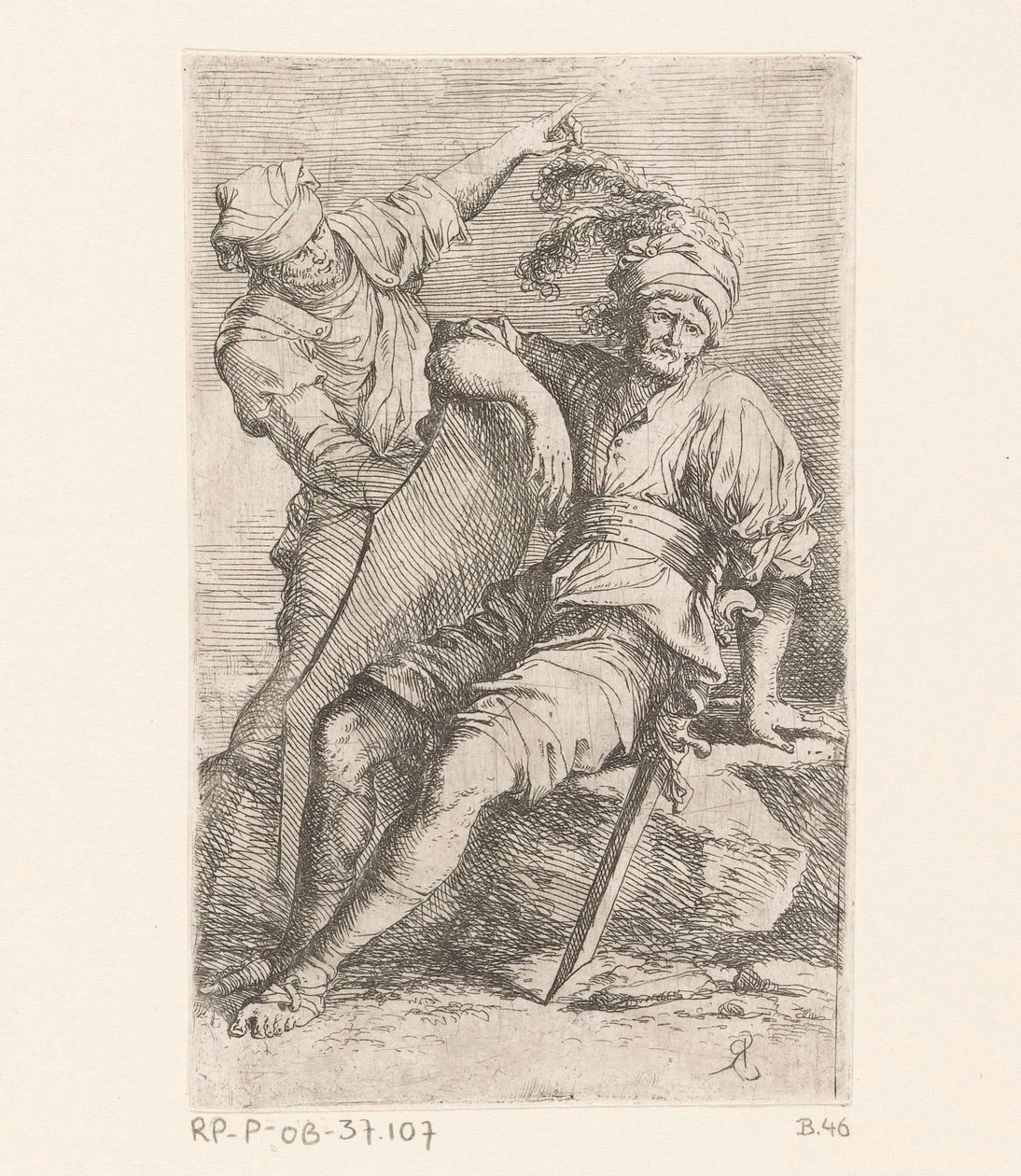Deux soldats - Salvator Rosa