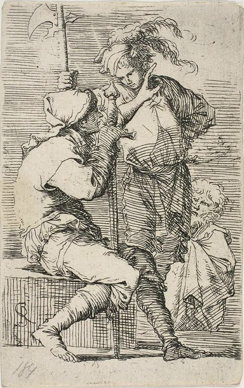 Deux guerriers, l