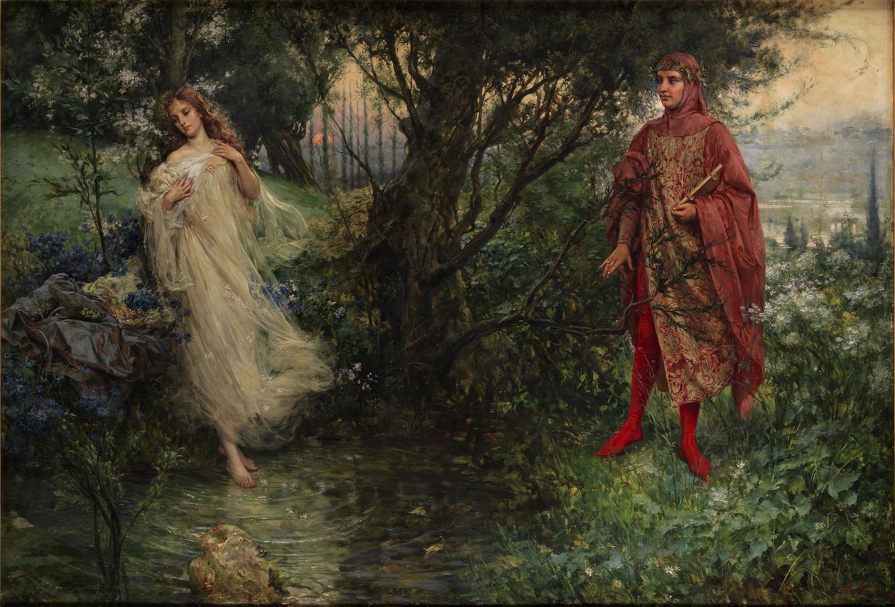 Dante et Béatrice - Salvatore Postiglione