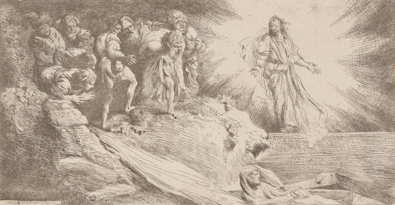 Résurrection de Lazare - Salvatore Castiglione
