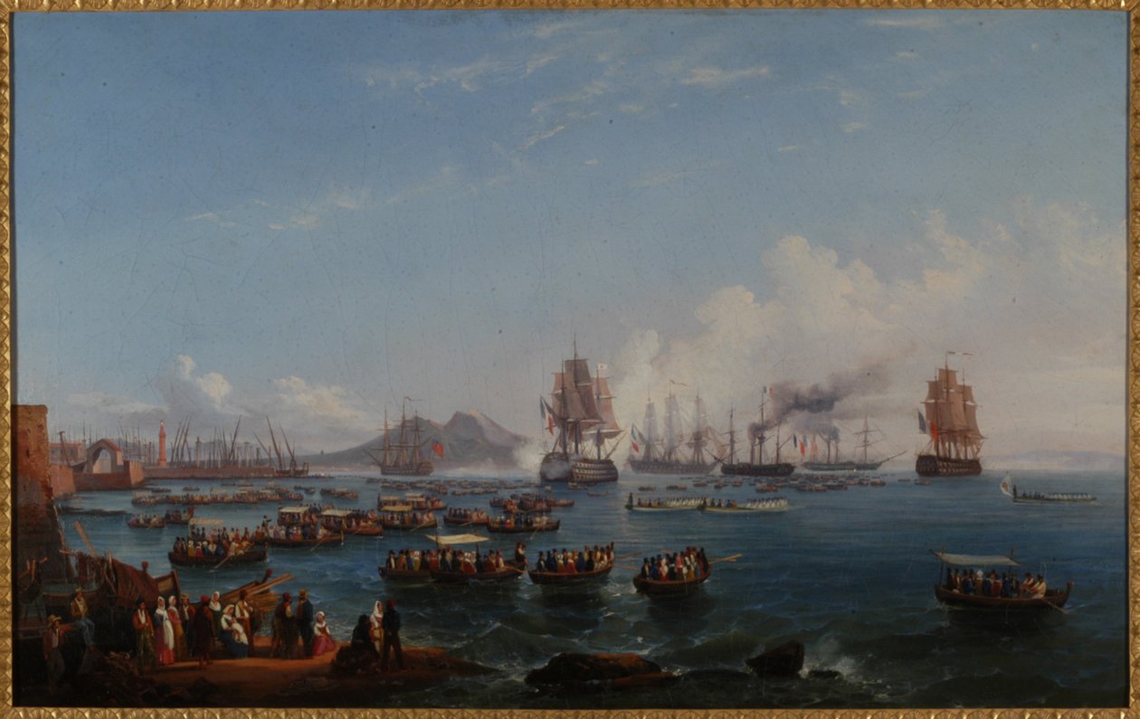 Départ en bateau de la duchesse d