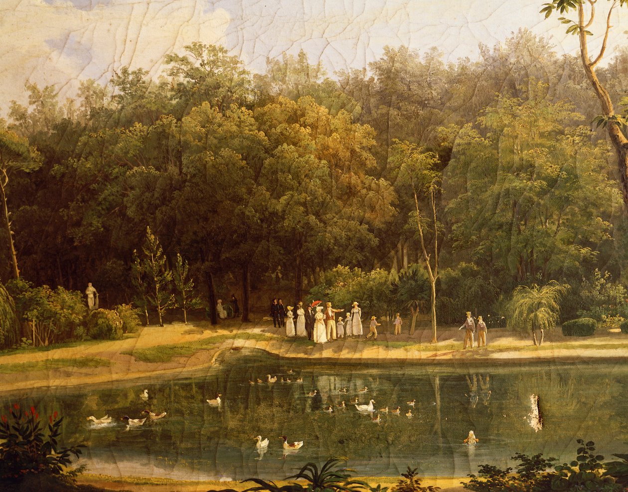 Bassin à poissons dans le Real Bosco de Portici - Salvatore Fergola