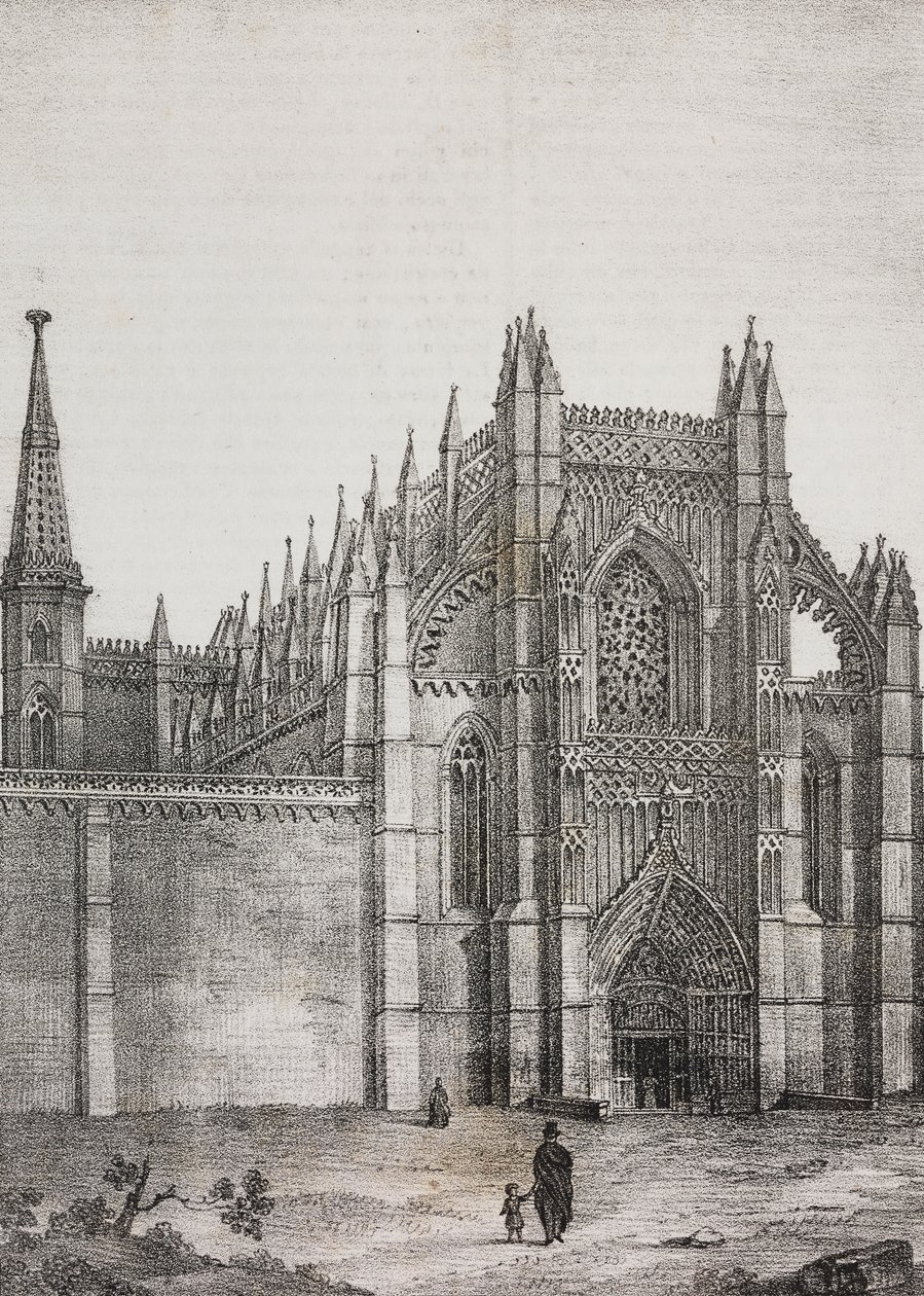 Monastère de Batalha, Portugal, de Poliorama Pittoresco, n 33, 22 mars - Salvatore Puglia