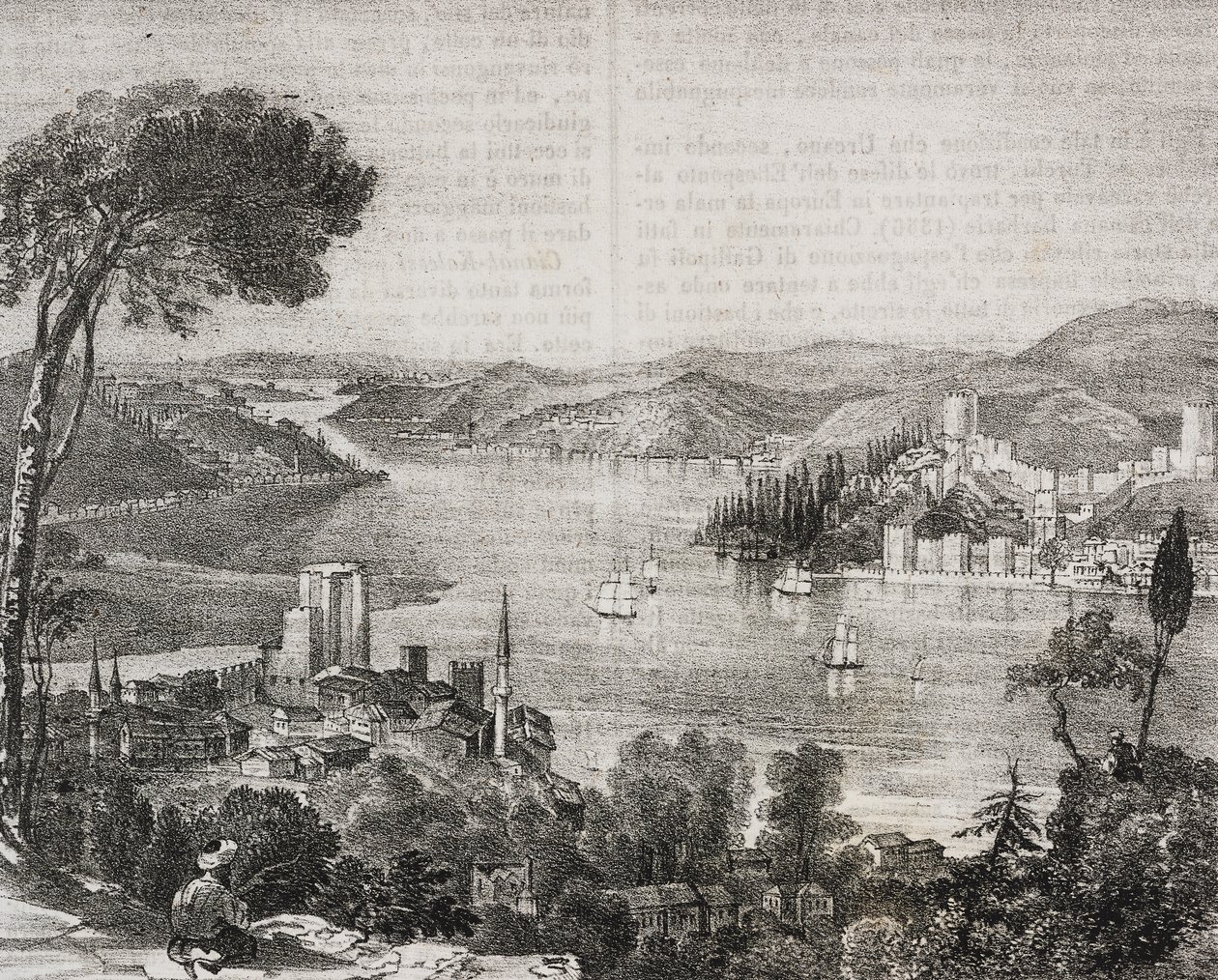 Châteaux du Bosphore sur les côtes d