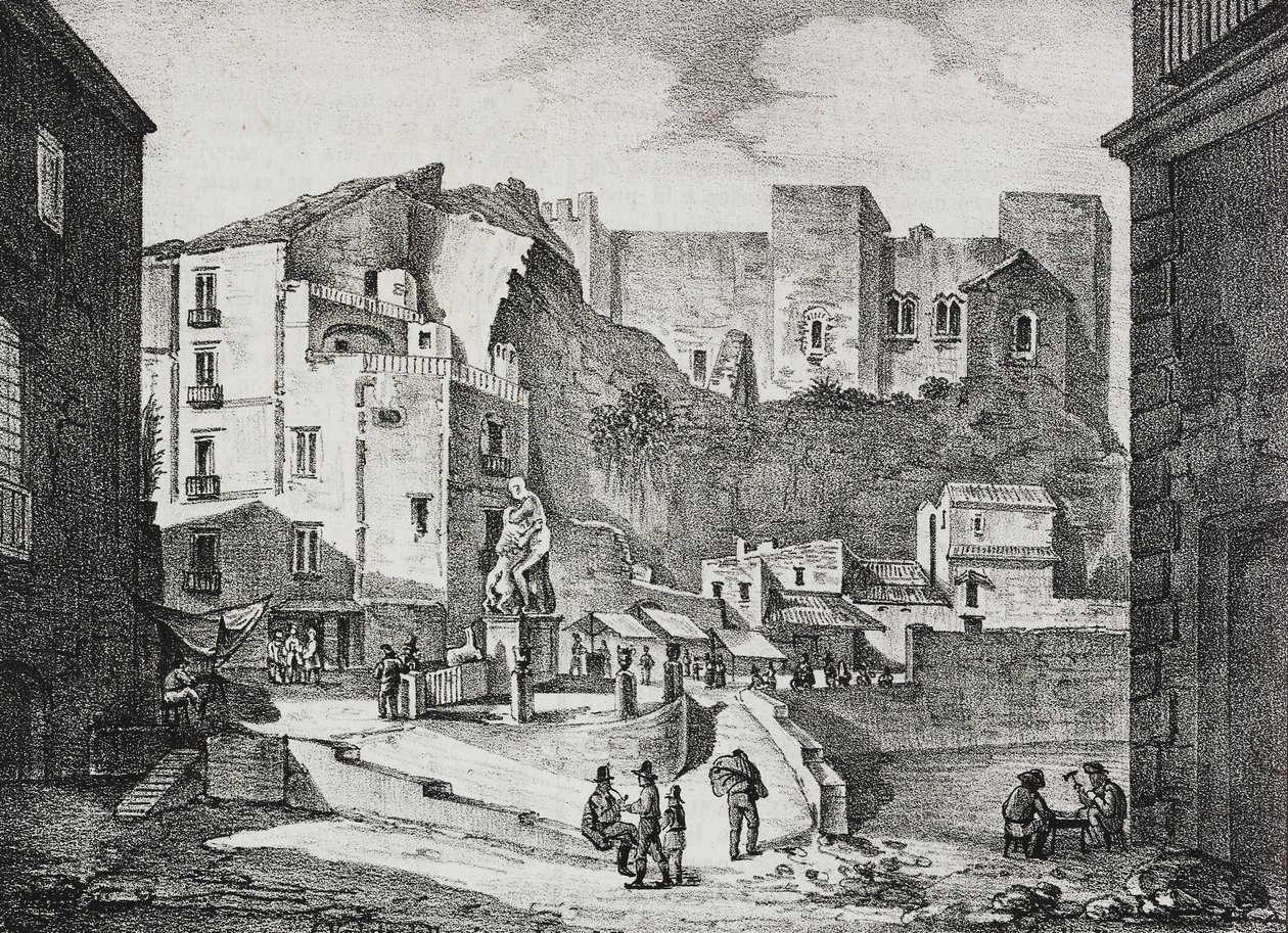 Vue de la Piazza della Fontana dell
