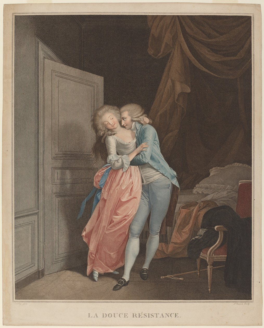 La douce résistance - Salvatore Tresca after Louis Léopold Boilly