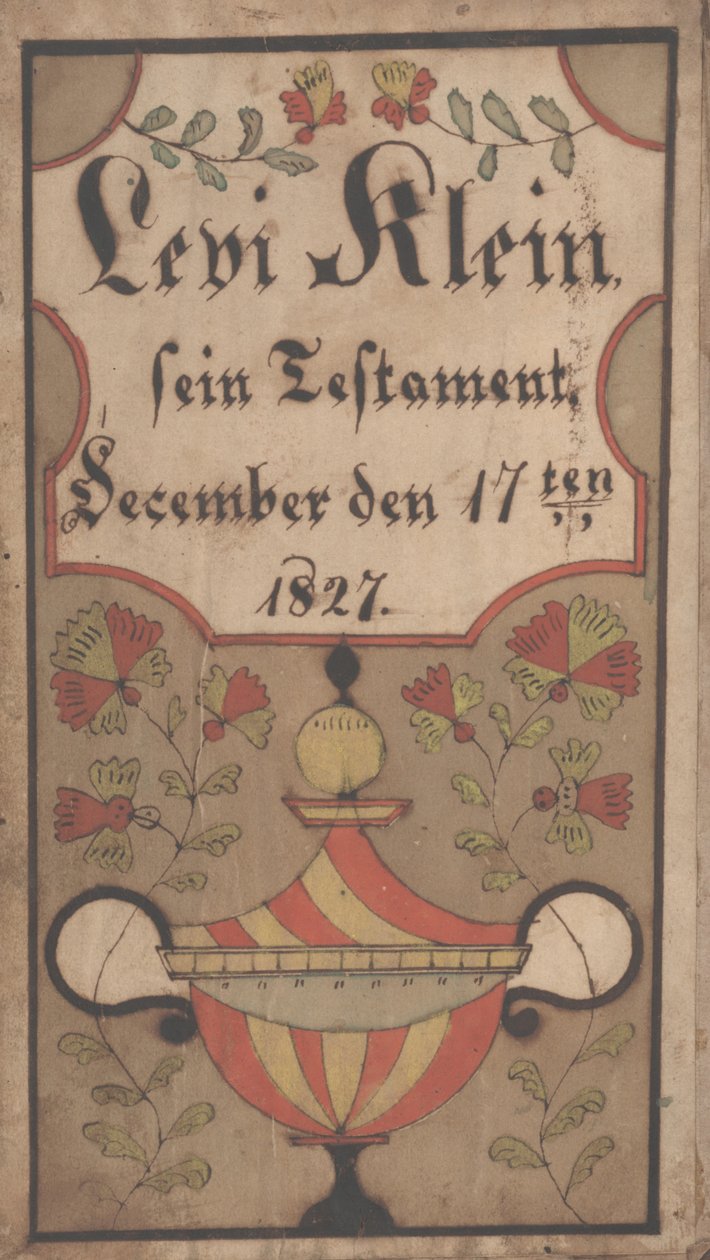 Ex-libris pour Levi Klein - Samuel Bentz