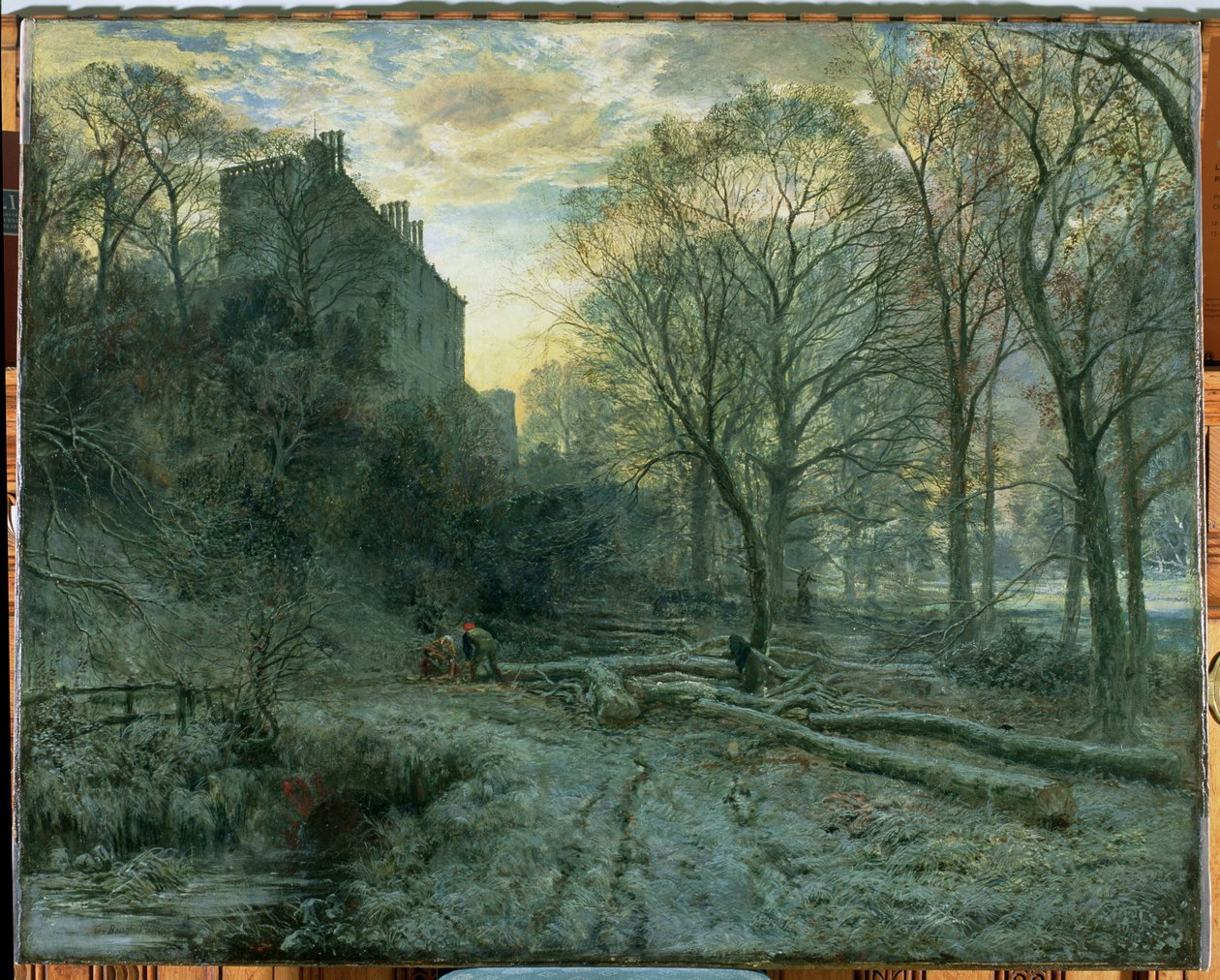 Winton House, East Lothian : un matin givré, 1872 - Samuel Bough
