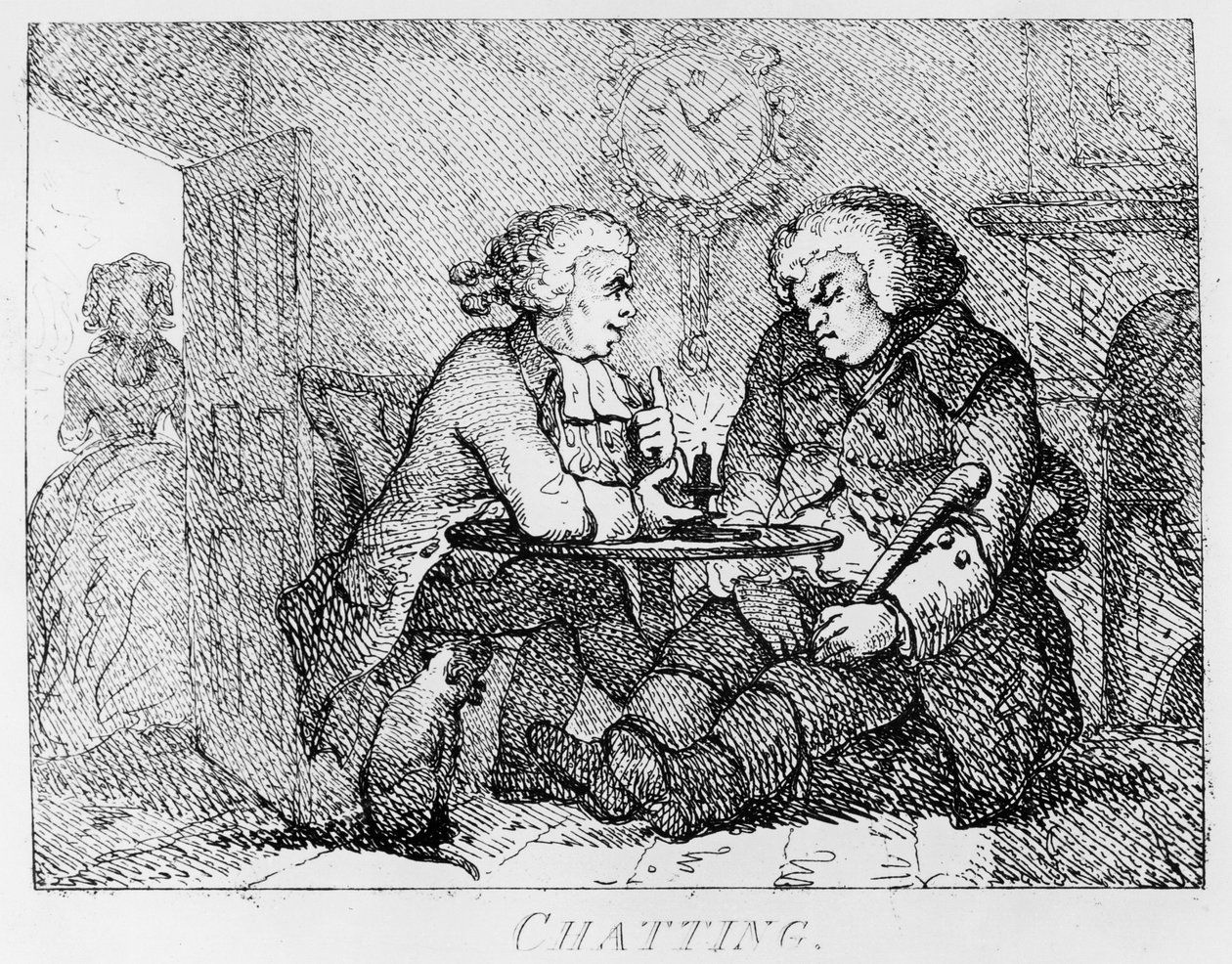 Bavardage, illustration de 