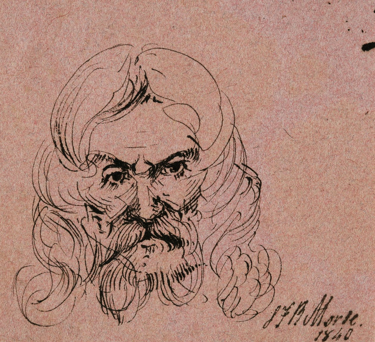 Croquis de la tête d