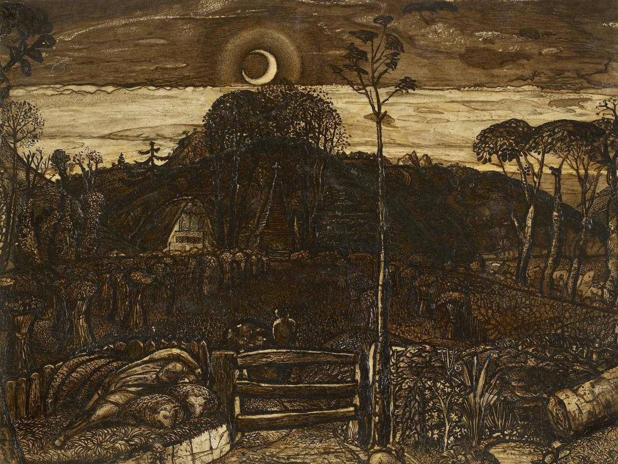 Crépuscule tardif, 1825 - Samuel Palmer