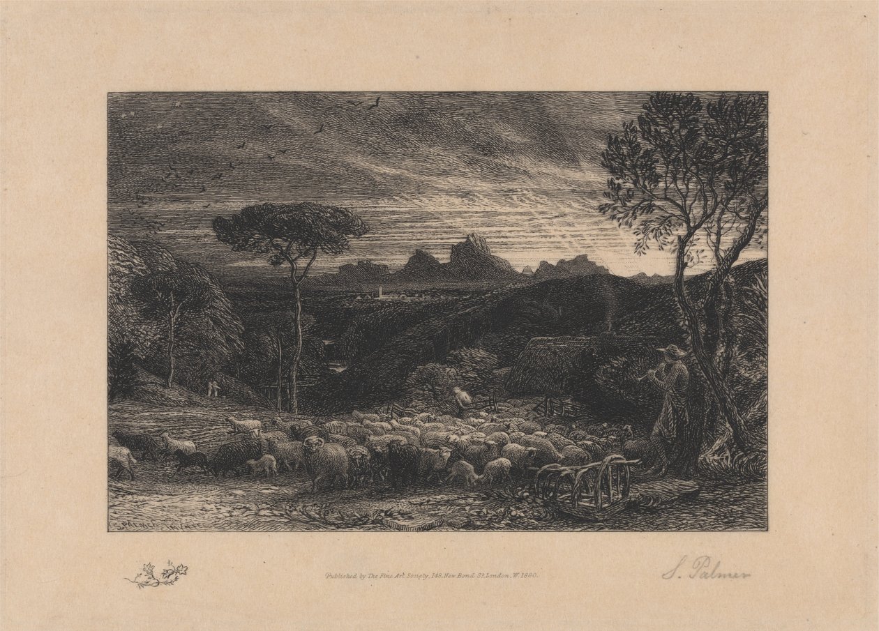 Ouverture du pli - Samuel Palmer