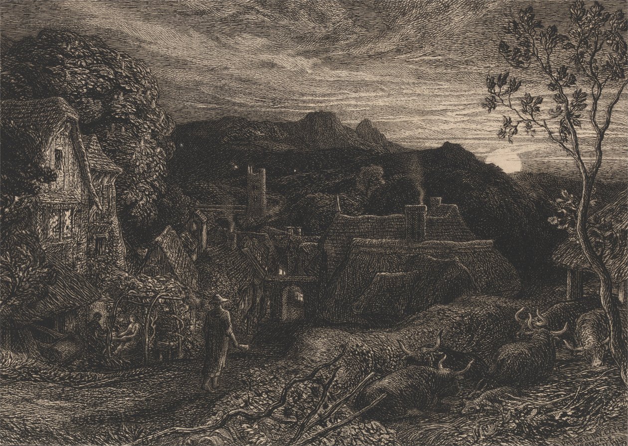 Le crieur - Samuel Palmer