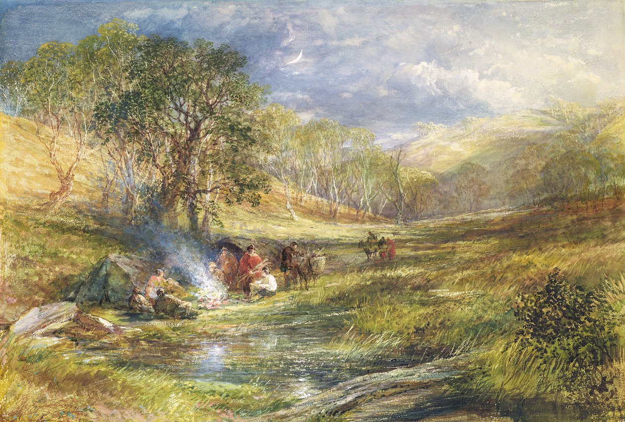 Le vallon des gitans - Clair de lune - Samuel Palmer