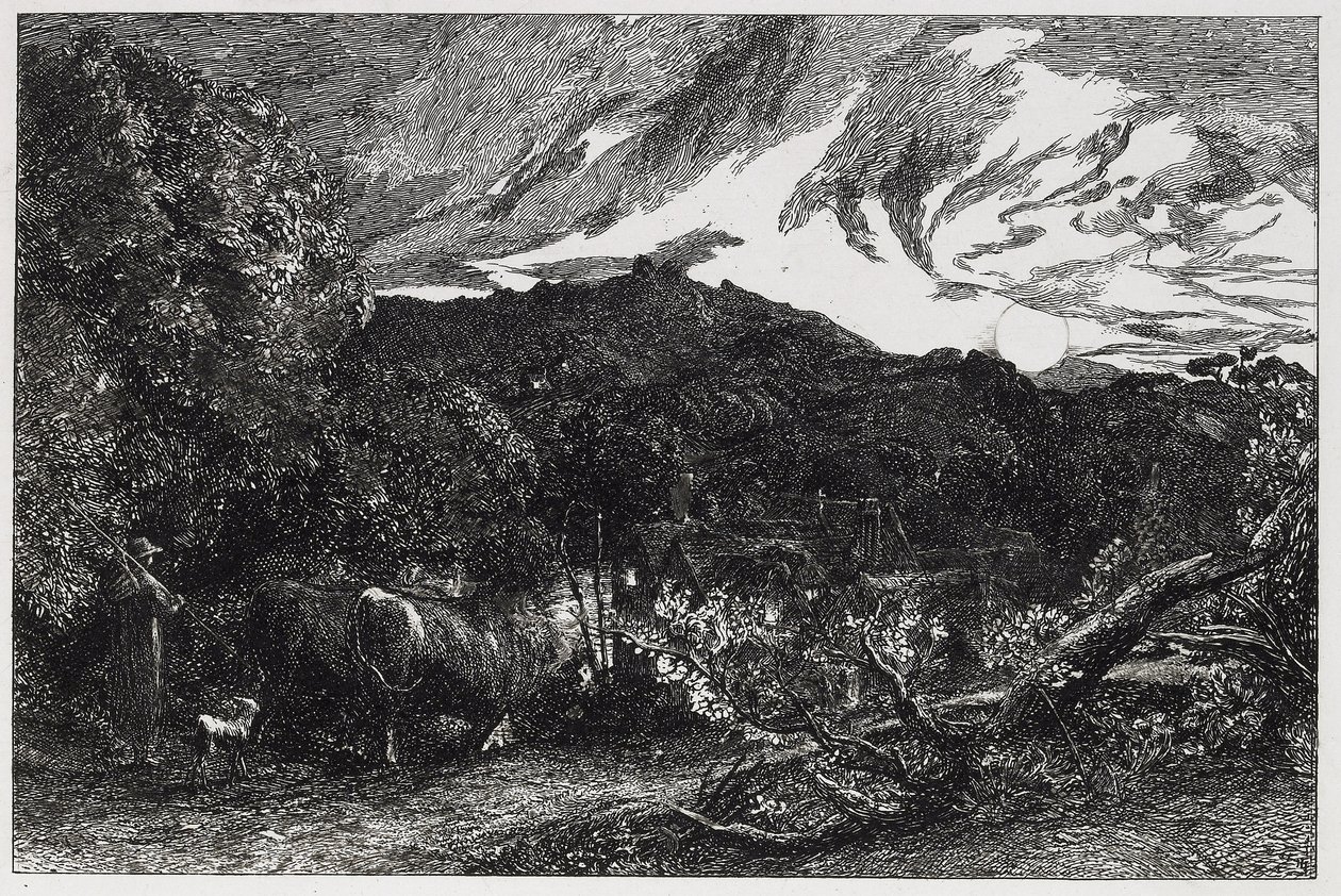 Le Laboureur fatigué, 1858 - Samuel Palmer