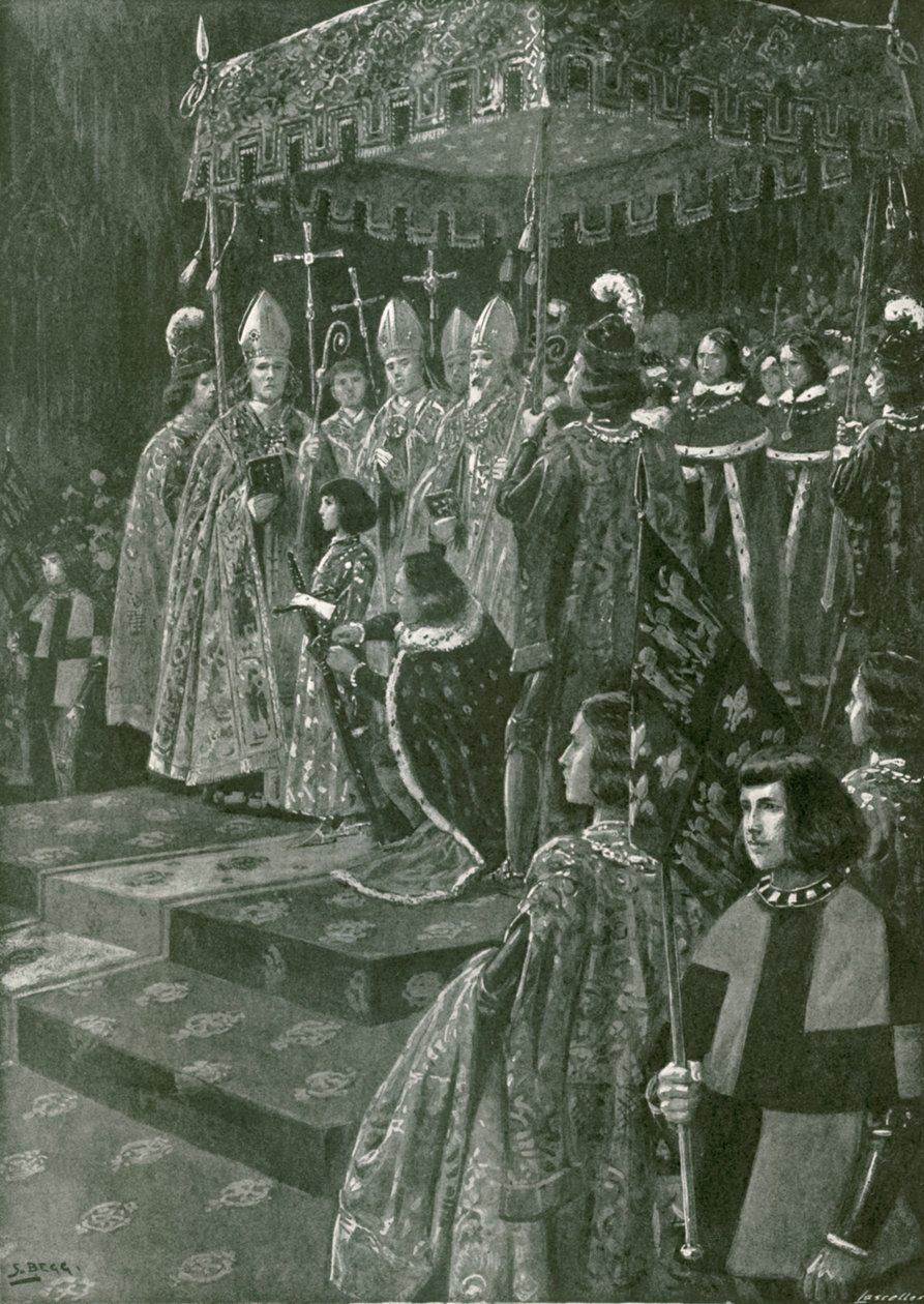 La remise des éperons et de l