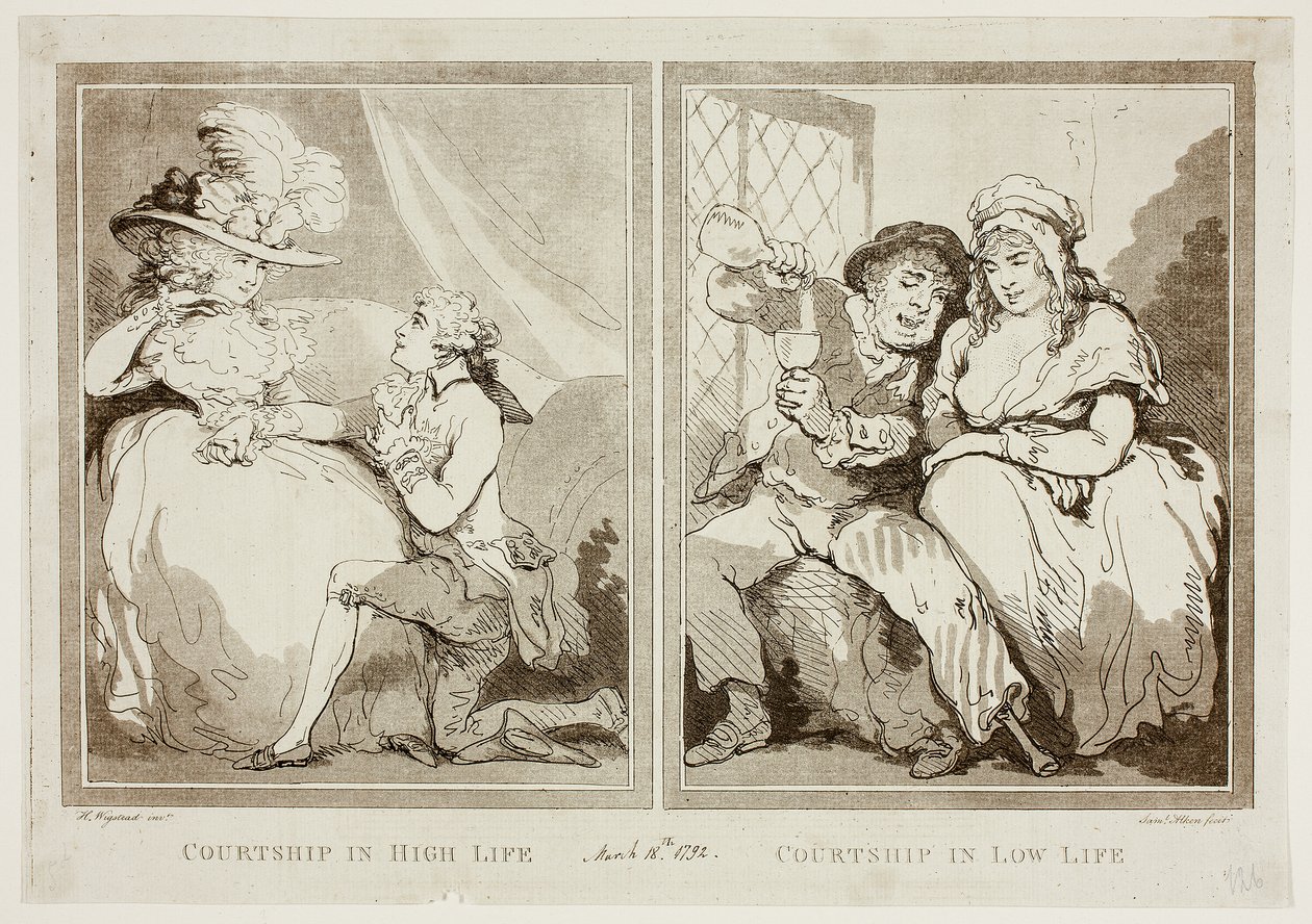 La parade nuptiale dans la vie de tous les jours - Samuel Alken
