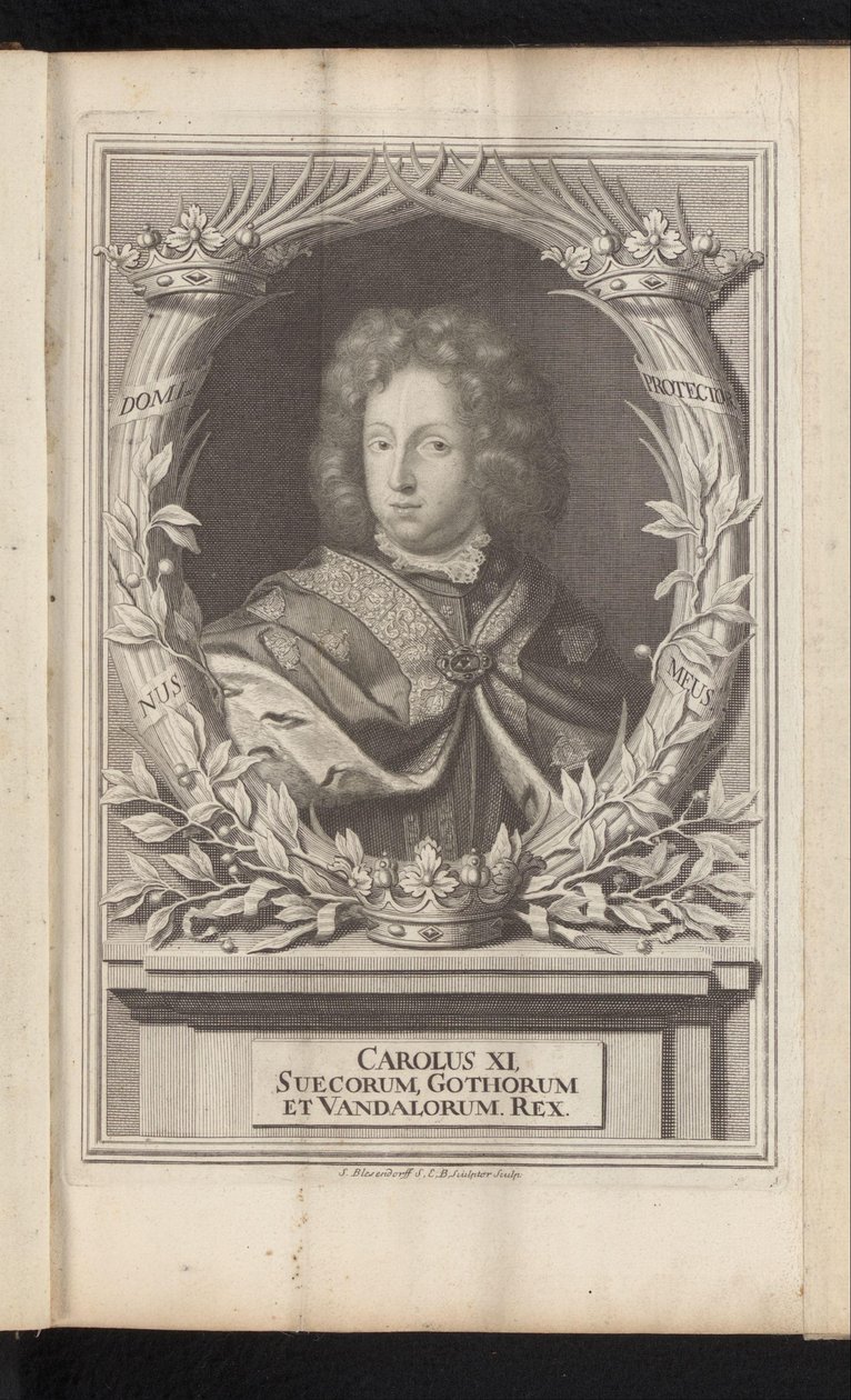 Portrait de Charles XI de Suède - Samuel Blesendorf