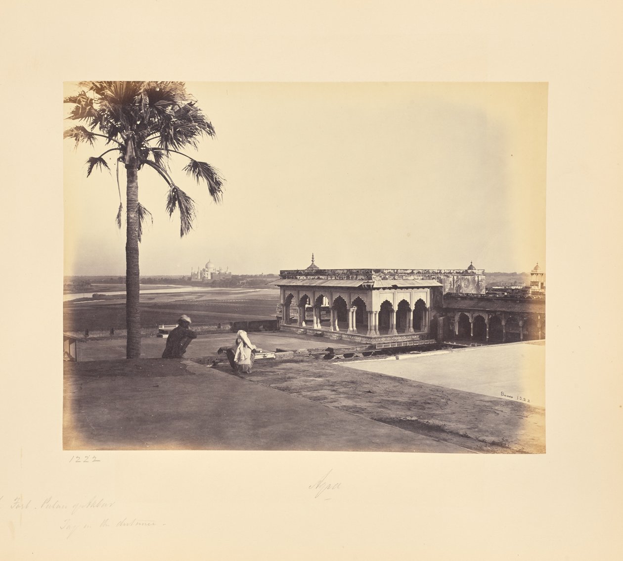 Agra ; le fort et le palais d