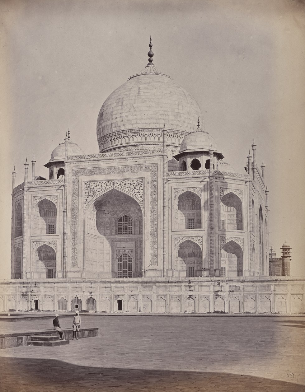 Agra. Le Taj, le centre de la ville principale - Samuel Bourne