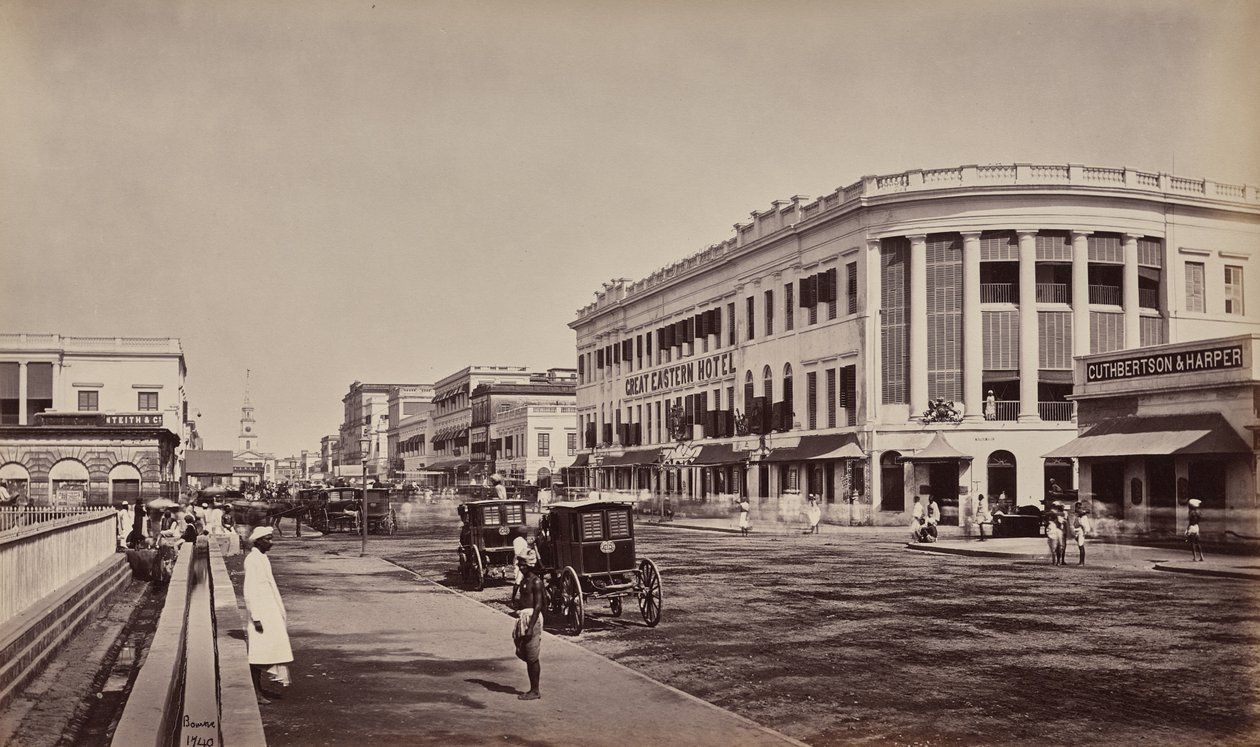 Calcutta. Old Court House Street - Samuel Bourne
