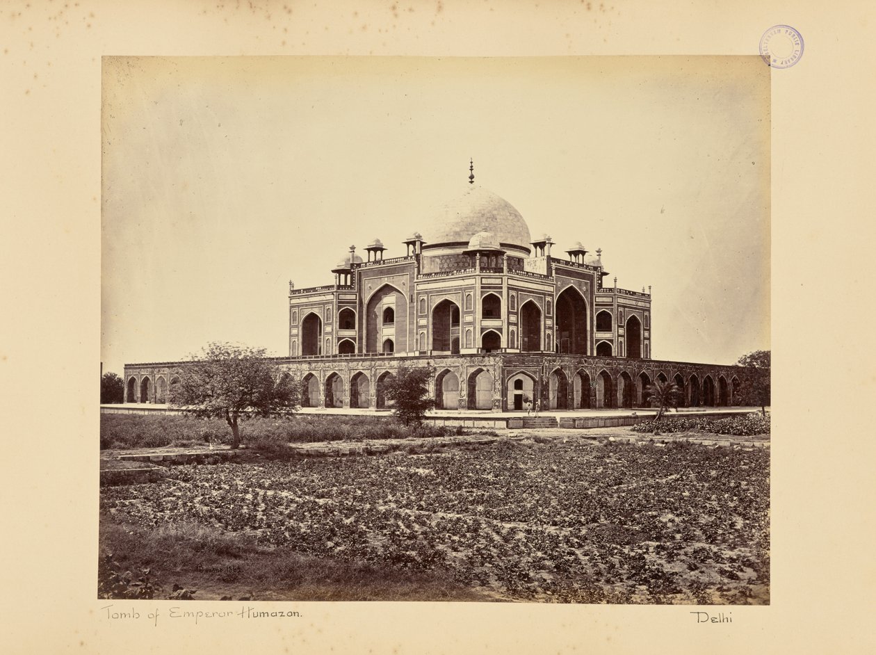 Delhi ; le mausolée de l