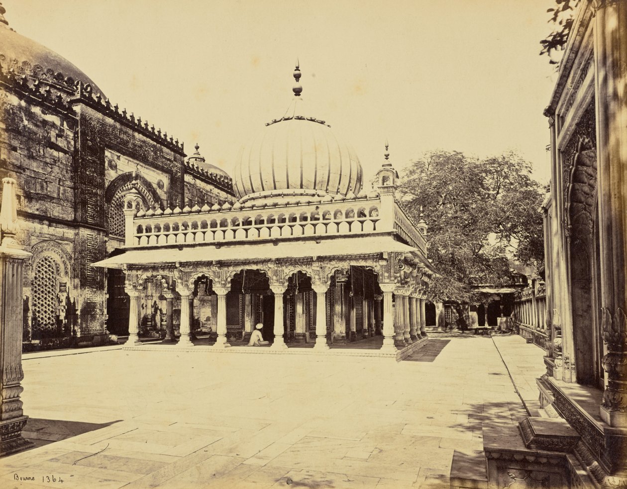 Delhi; le tombeau de Nizam-ud-Din - Samuel Bourne