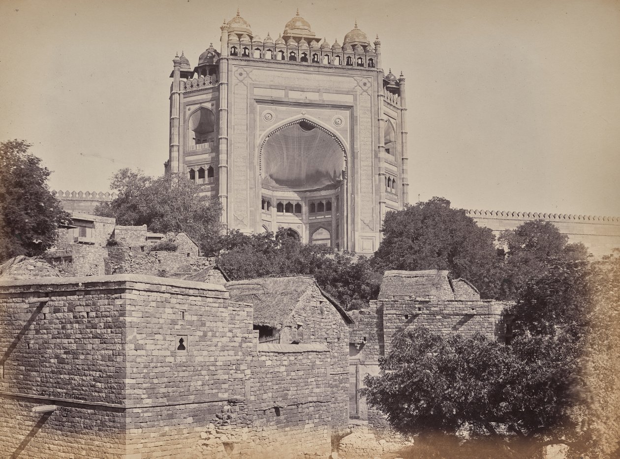 Porte de garde du fort de Fatehpur Sikri - Samuel Bourne