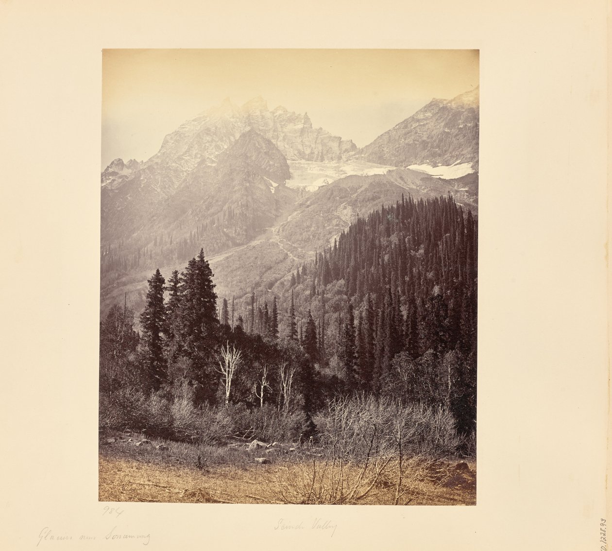 Glaciers près de Sonamurg - Samuel Bourne
